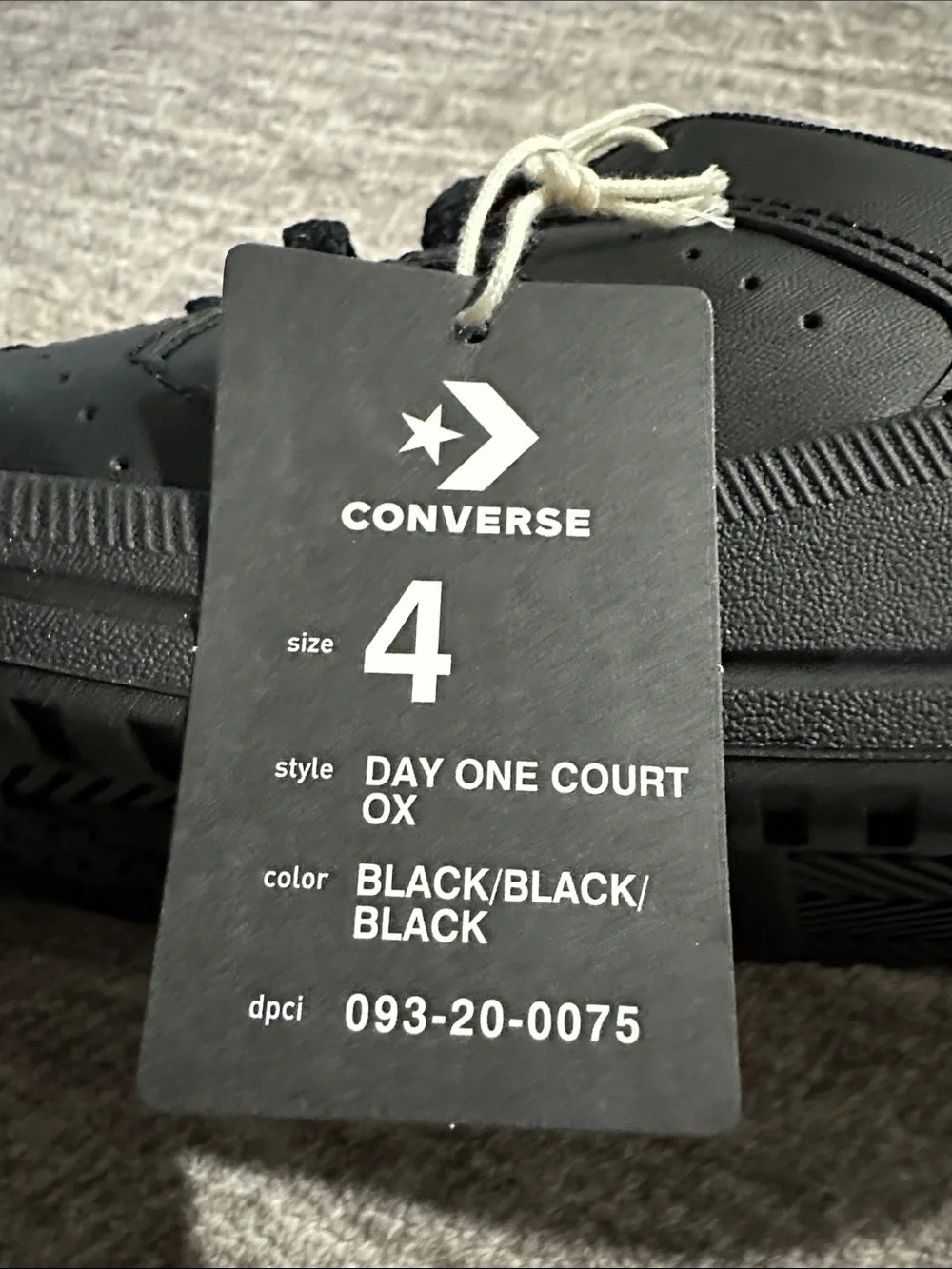 Converse Men’s Black Low-Top Skate Sneakers